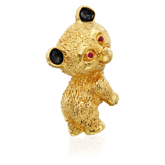 Cartier gold 2025 bear charm