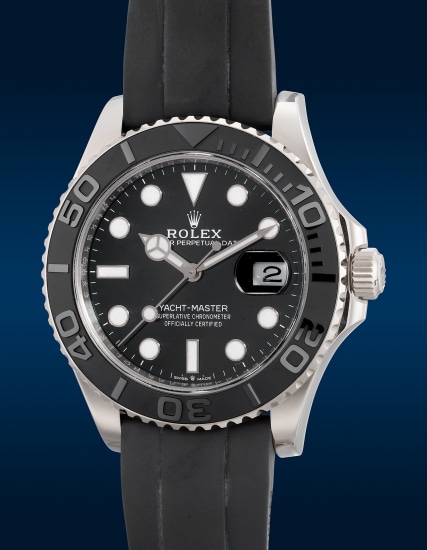Rolex Yacht-Master 42 - Oysterflex - Black Dial for $30,000 for