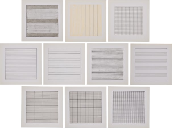 Agnes Martin - 限量版畫及紙本作品紐約拍品243 2023年4月| Phillips