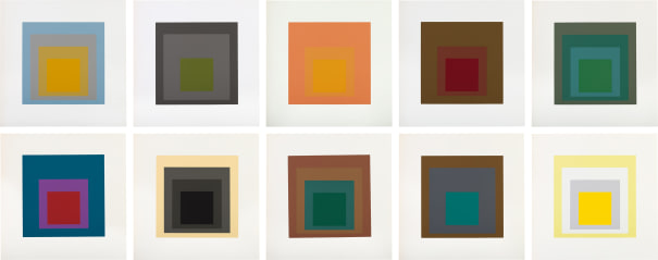 Josef Albers - 限量版畫及紙本作品紐約拍品14 2023年4月| Phillips