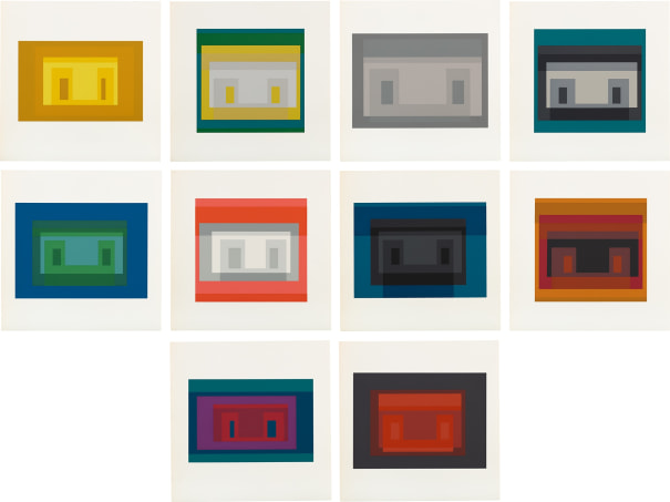 Josef Albers - 限量版畫及紙本作品紐約拍品15 2023年4月| Phillips