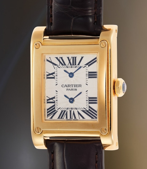 Cartier Tank Louis RARE 1960 Paris 18k Gold Folding Clasp for
