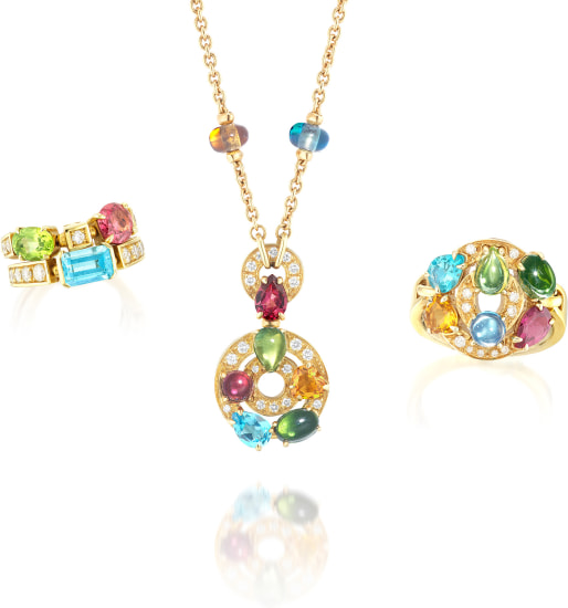 opruiming > louis vuitton high jewelry pink sapphire diamond necklace 