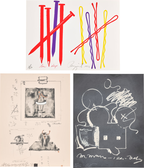 Robert Rauschenberg; James Rosenquist; and Claes Oldenburg - Evening ...