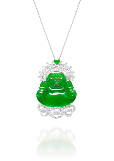 Sj pearl hot sale buddha necklace