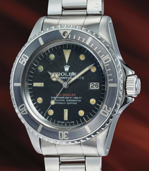 Rolex 1665 best sale single red