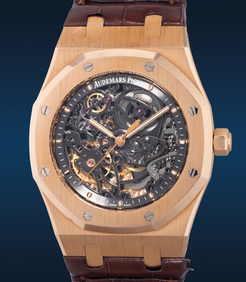 15305OR.OO.D088CR.01 Audemars Piguet Royal Oak Skeleton Rose Gold