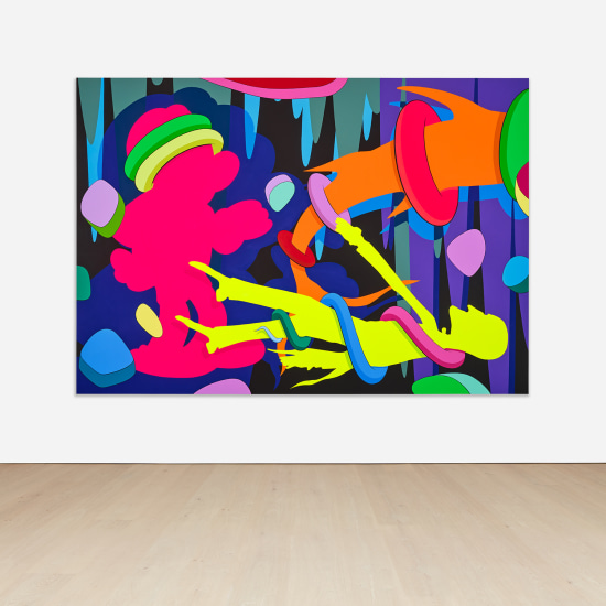 Kaws popular painting