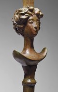 Diego Giacometti, Lampe tête de femme (Head of a Woman Lamp), pair of  Figural Lamps, Sculpture