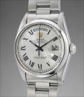 rolex day date stainless steel