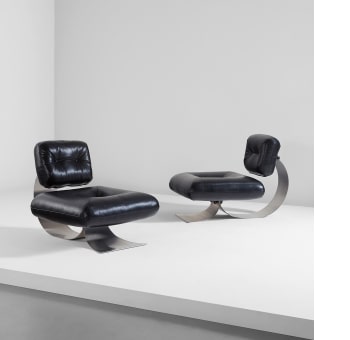 Phillips Search Results For Niemeyer Oscar Niemeyer Pair Of Lounge Chairs Sold For 18 750 Design Day