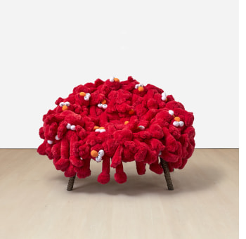 FERNANDO CAMPANA AND HUMBERTO CAMPANA, PANDA SOFA AND PUFF, Important  Design, 20th Century Design