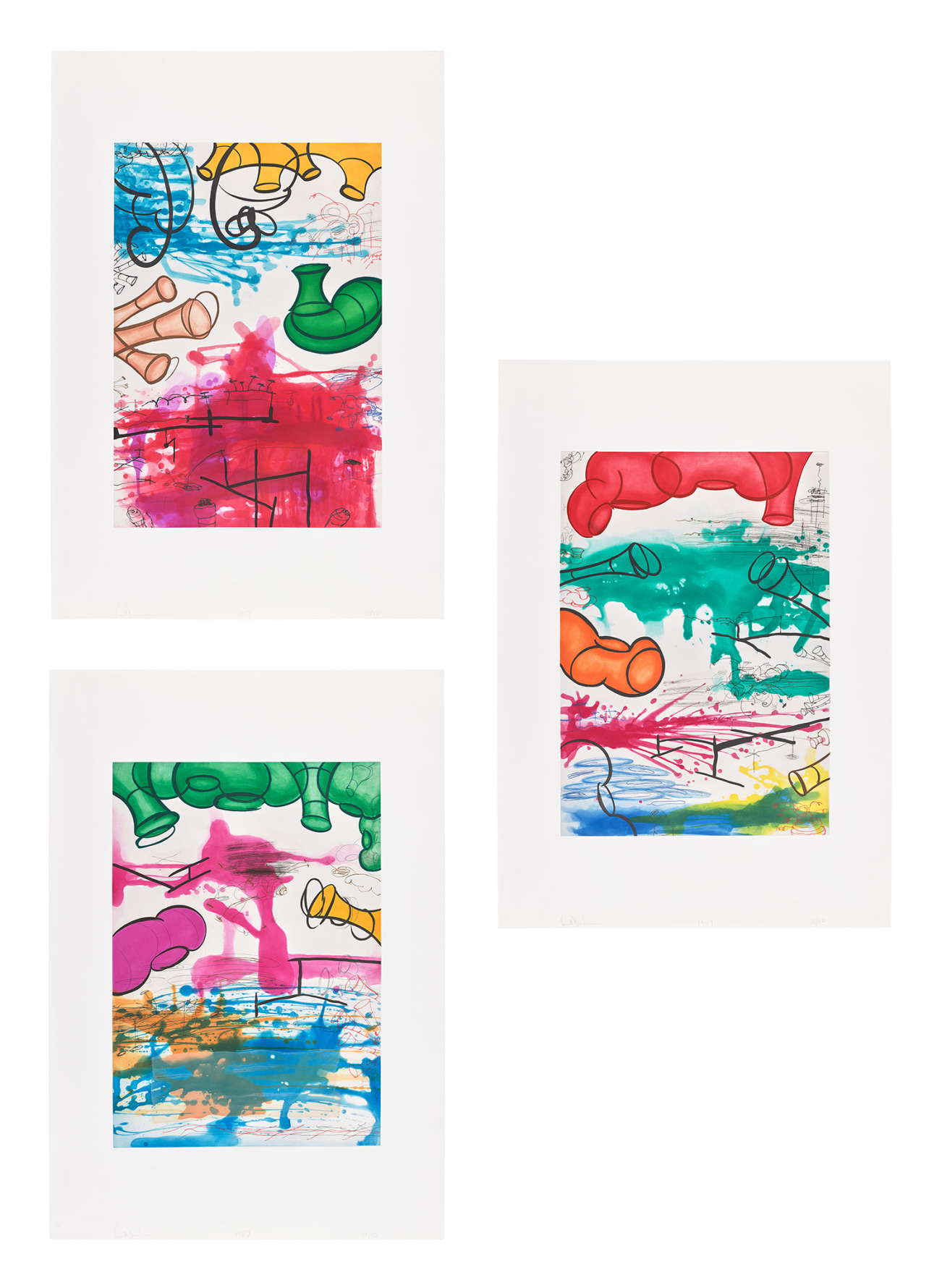 Carroll Dunham - Editions & Works on Paper, New York Tuesday, October ...