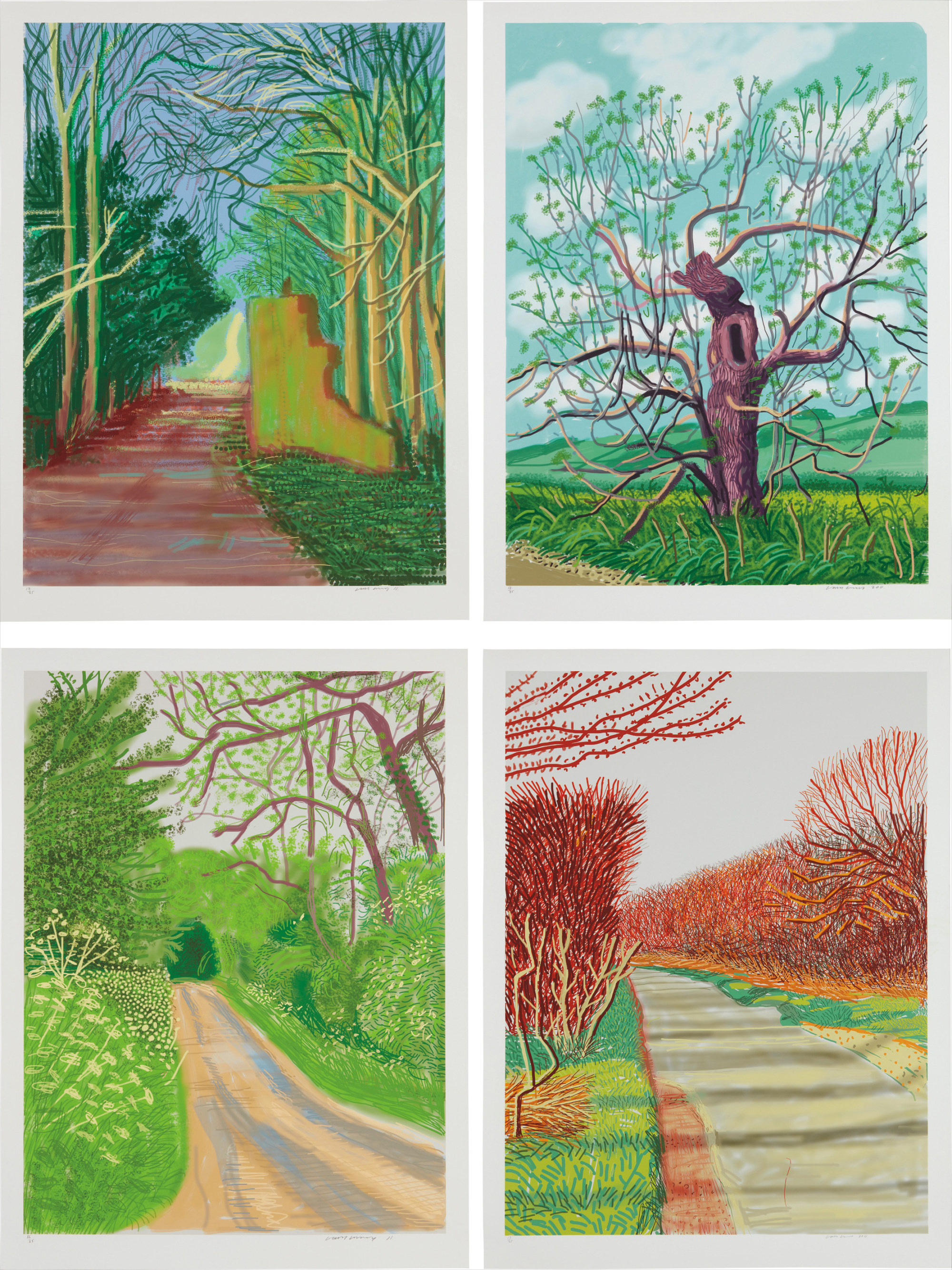 David Hockney artwork, Phillips Auction Lot 105189